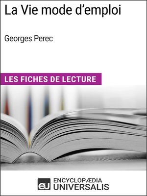 cover image of La Vie mode d'emploi de Georges Perec
